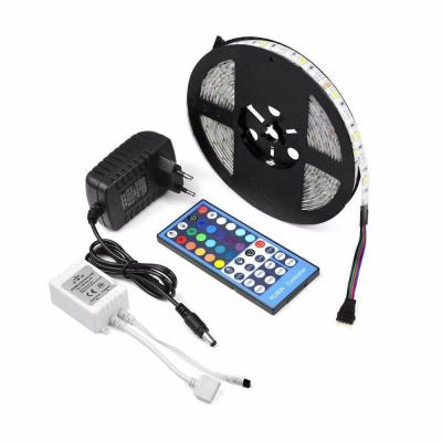 China Garden 32.8ft 600 White RGBW/RGBWW LED Strip Light Multicolor Change 5050 SMD LED RGB+Cool Waterproof with 40 Keys Remote Controller for sale