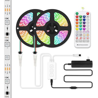 China Other 32.8ft/10m RGBIC LED Strip Lights For Bedroom , Dreamcolor 12v LED Strip Lights With APP And Remote Control Accessible for sale