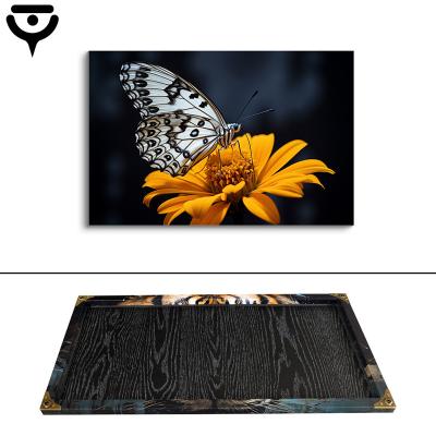 China Modern Home Decor Picture Painting High Quality Wall Art Canvas Contemporary Art Trend glass painting pictures of flowers for sale