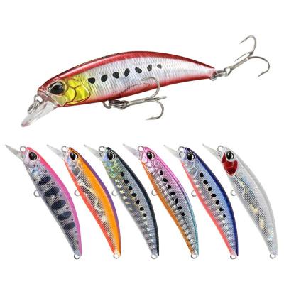 China Attracting Fish Sell Mini Minnow Fishing Lures Wholesale 6.5g 60mm Bass Swimbait Sinking Fishing Hook Artificial for sale