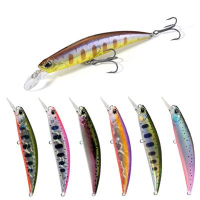 China Big Fish Minnow Fishing Lures 21g/110mm Swimbait Sink Fishing Lure Trout Artificial Fishing Tackle for sale