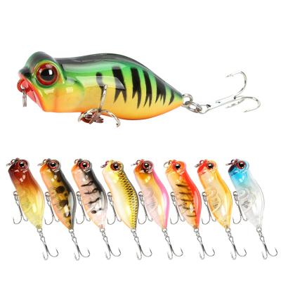 China Attracting Fish Wholesale Hard Lure Fishing Snap Lure s 3.2g 40mm Snap Frog Lure Top Water Jerking Hard Floating Bait Bait P089 for sale