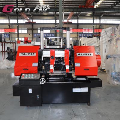 Cina GB4235 sawing machine semi-automatic band saw cutting band saw machine in vendita