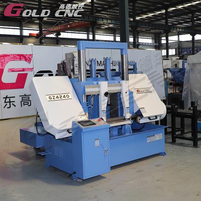 중국 Double column metal band sawing machine GZ4240 band saw for metal 판매용