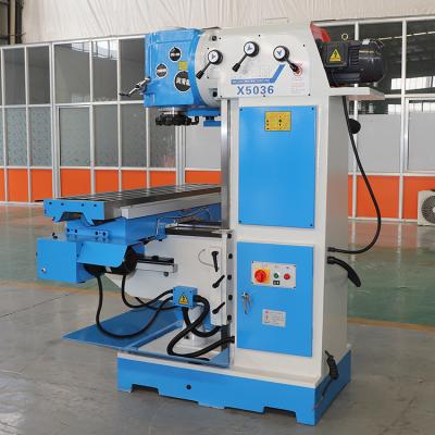 China Wholesale X5036 manual mills vertical milling machine metal for sale