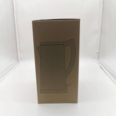 China Recyclable Customized product packaging small white box packaging, pure white paper box, yellow electrical folding carton for sale