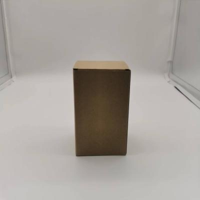 China Recyclable Custom packed small rigid cartons in yellow cowhide cartons for sale