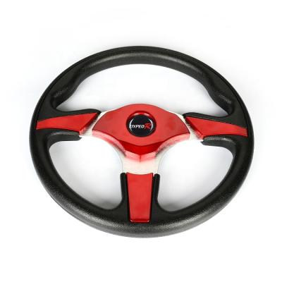 China High Quality Racing Sports Steering Wheel Durable 320mm / 13 Inch PU Plate Material Deep Steering Wheel for sale