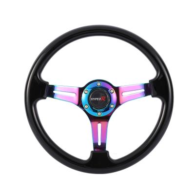 China Newest Hot Selling Sports ABS Material Steering Wheel With Classic Racing Horn Steering Wheel for sale