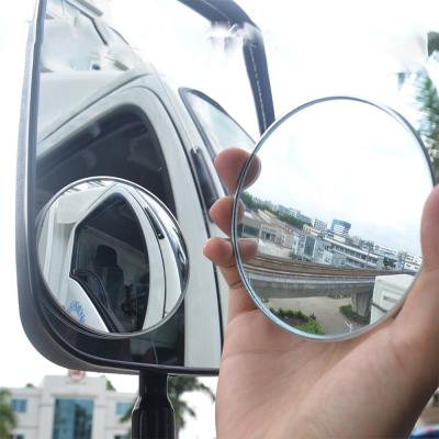 China Universal 360 Degree Wide Angle Car Automotive Rearview Mirror HD Convex Blind Spot Parking Frameless Rearview Mirror for sale