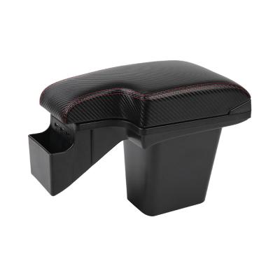 China 2021 Luxury and Convenient New Design Car Armrest Storage Console Rotatable Armrest Storage Box with USB CHARGER for sale