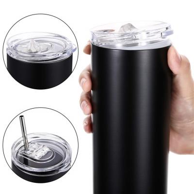 China Funny Straw Car Business Cup Straight Mug Vacuum Coffee Mugs Stainless Steel Funny Drinks Mug for sale