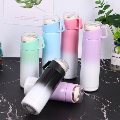 China Sustainable 500Ml Stainless Steel Insulated Powder Coat Double Wall Vacuum Sport Hydraulic Water Bottles for sale