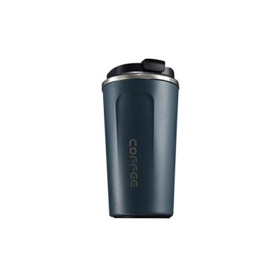 China Disposable Logo Vacuum Insulated Double-Layer Stainless Steel Customized Travel Coffee Mug With Lid for sale