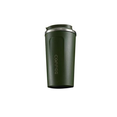 China Custom Disposable Camping Hot Mug Printing Insulation Vacuum Color Stainless Steel Coffee Travel Mug for sale