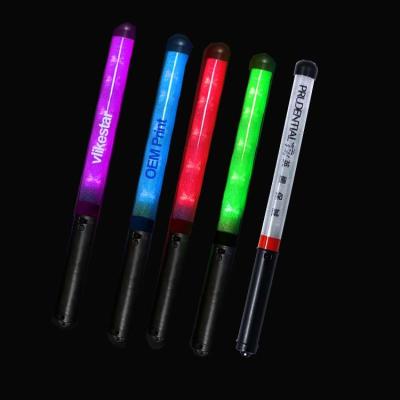 China Concert Party decoration manufacturer custom logo printed glowing lights handheld concert led light up stick for sale