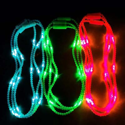 China event & Party Supplies Cheap Party Supplies LED Mardi Gras Price Colorful Flashing Beads Necklace for sale