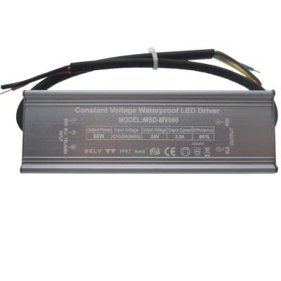 China High quality competitive price 12v 24v 36v 48v waterproof dc output 5a 60w high reliability ip67 power supplies switching for street lighting for sale