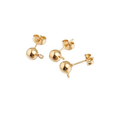 China TRENDY Stainless Steel Pin Stud Earrings Accessory Earrings Jewelry Making Findings for sale