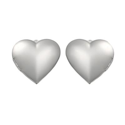 China Fashionable Factory Cheap Eco - Friendly Heart Shape Charms Stainless Steel Photo Frame Kids Pendant for sale