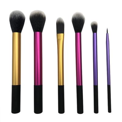 China Angular Blush Merrynice  6pcs  facial brush cosmetic brush set with logo for sale