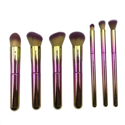 China Angular Blush Merrynice Custom 7pcs travel gift makeup brush tools cosmetic brush makeup tool kit for sale