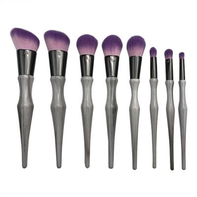 China Angular Blush Merrynice Custom makeup brush 8pcs makeup brush set for sale