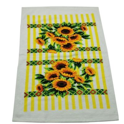 China Custom Compressed Souvenir Sublimation High Quality Custom Tea Towel for sale