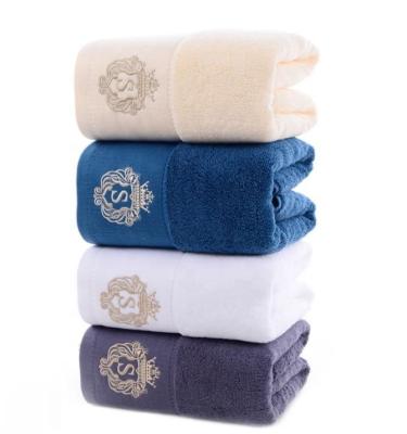 China White Luxury 100% Cotton Hotel Hand Bath Towel Compressed Extra Large Set Towels for sale