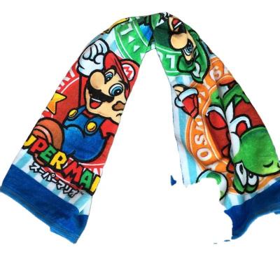 China Cartoon Sports QUICK DRY Towel Printed Kids Bath Towel for sale