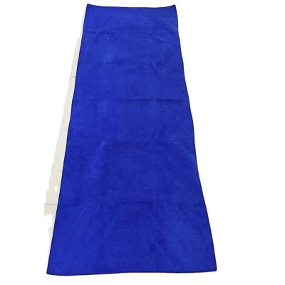 China Sustainable Microfiber Velvet Yoga Towel In Solid Colors for sale