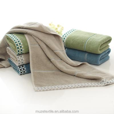 China QUICK DRY Cotton Terry Towel Hand Towel Dobby Absorbent Design for sale