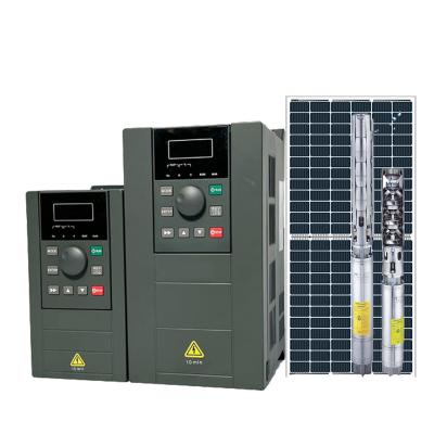 China Solar Water Pumping System 11KW 15KW 18.5KW Solar Pump Inverter 220V 380V Water Pump Drive Controller For Water Pump for sale