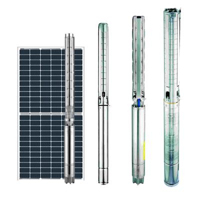 China Irrigation ac pump system 4 inch solar water pump 50 hertz solar deep well pump ss304 impompo yelanga yelanga yequla for sale