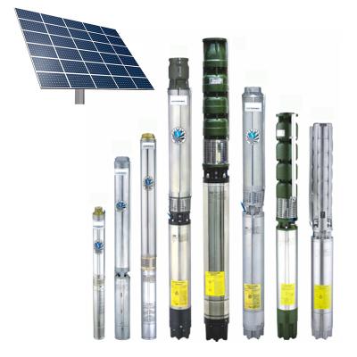 China 6 inch ss304 50hz water pump stainless steel solar high lift solar pump irrigation borehole solar pump system for water for sale