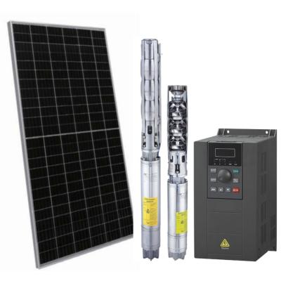 China Agricultural Irrigation / Desert Greening High Protection Water Pump Pump System Solar System DC Low Cost AC Input Solar Farm Irrigation System for sale