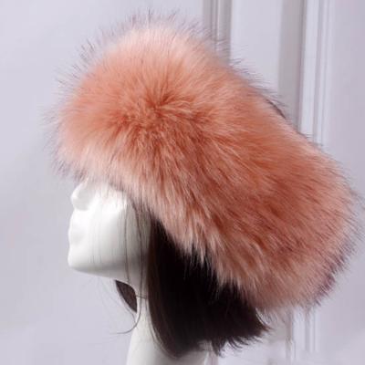 China Winter Headbands Winter Collection Fashion Half Fur Hat Women Fur Headbands for sale