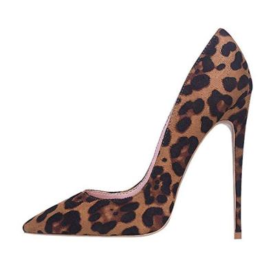 China Leopard Print Anti-Slippery Women Fashion Stiletto High Heels Shoes For Women for sale