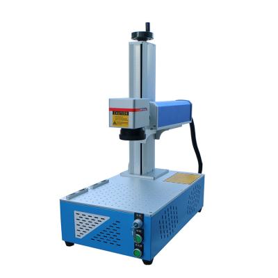 China Portable 20W Air Cooled Fiber Laser Marking Machine 30W 50W For Metal Marking for sale