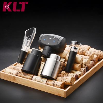 China Mini Portable Air Compressor For Red Wine Bottle Plastic Cap for sale