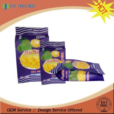 China Four Side Sealing Dry Fruit  Stand Up Bag Packaging Spices Resealable Plastic Bag Laminated for sale