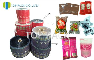 China Food Materials Snack Film Custom Packaging Bags Printing Heat Sealable Plastic for sale