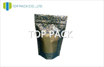 China Metallic Gold Cuotomized Stand Up Aluminum Foil Custom Food Packaging for sale