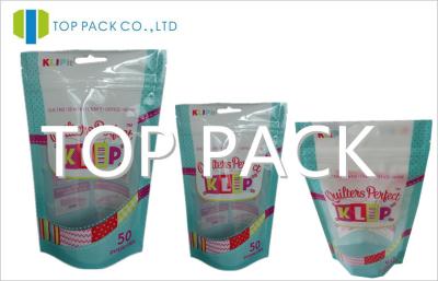 China Zip Lock Printed Food Packaging Bags Biscuits Handle 250 Gram for sale