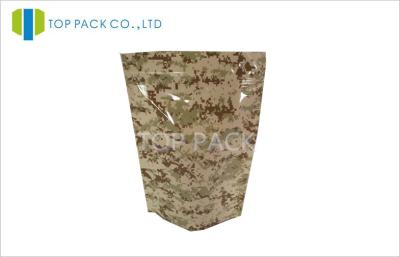 China Custom Printed Heat Sealable Foil Bags  Stand Up 120micron with zipper for sale