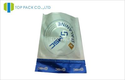 China Matte White Aluminum Foil Healthy Food Bag Ziplock Protein Powder for sale