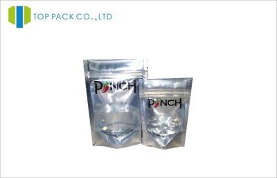 China Aluminum Foil Stand up Packaing Bag Transparent Front Reseal for sale