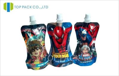 China Aluminum Foil Stand Up Pouch With Spout , Printed Shampoo Doypack Packaging for sale