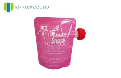 China Plastic Reusable Ziplock spouted pouches packaging for Water Storage for sale