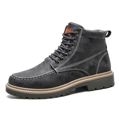 China Martin fashion men's fashion retro high-top British style high-tops boots fashion casual machining men's boots leather boots for sale